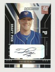 David Purcey [Autograph] #296 Baseball Cards 2004 Donruss Elite Extra Edition Prices
