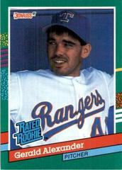 Gerald Alexander Baseball Cards 1991 Donruss Prices