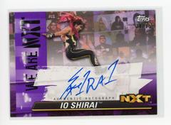 Io Shirai [Purple] Wrestling Cards 2021 Topps WWE We Are NXT Autographs Prices