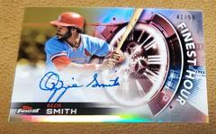 Ozzie Smith [Gold Refractor] Baseball Cards 2018 Topps Finest Hour Autographs Prices