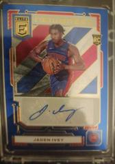 Jaden Ivey [Blue] #NB-JIV Basketball Cards 2022 Panini Donruss Elite New Breed Autographs Prices