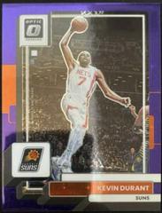 Kevin Durant [Purple Stars] #9 Basketball Cards 2022 Panini Donruss Optic Prices
