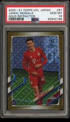 Jamal Musiala [Gold] Soccer Cards 2020 Topps Chrome UEFA Champions League Prices