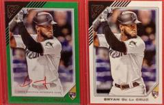 Bryan De La Cruz [Green] Baseball Cards 2022 Topps Gallery Rookie Autographs Prices