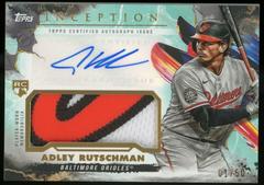 Adley Rutschman [Blue Buttons] #IAP-ARU Baseball Cards 2023 Topps Inception Autograph Patch Prices