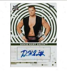 David Hart Smith [Gold] Wrestling Cards 2010 Topps WWE Autographs Prices