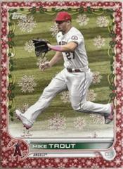 Mike Trout [Red] #HW50 Baseball Cards 2022 Topps Holiday Prices