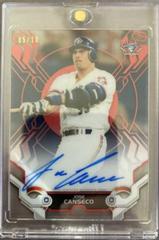 Jose Canseco [Red] #JC Baseball Cards 2019 Topps High Tek Autographs Prices