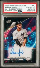 Aaron Judge [Black Eclipse] #CCA-AJ Baseball Cards 2022 Topps Cosmic Chrome Autographs Prices
