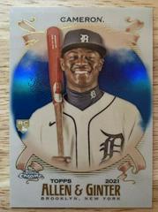 Daz Cameron [Blue Refractor] Baseball Cards 2021 Topps Allen & Ginter Chrome Prices