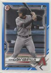 Adrian Del Castillo [Blue] #BD-108 Baseball Cards 2021 Bowman Draft Prices