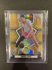 Nikola Jovic [Gold] #18 Basketball Cards 2022 Panini Chronicles Draft Picks Mosaic Prices