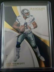 Dak Prescott Football Cards 2017 Panini Immaculate Collection Prices