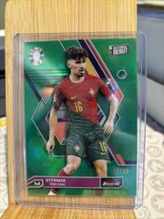 Vitinha [Green Refractor] #64 Soccer Cards 2023 Topps Finest Road to UEFA EURO Prices