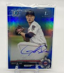 Griffin Jax [Blue Refractor] Baseball Cards 2017 Bowman Chrome Prospects Autographs Prices