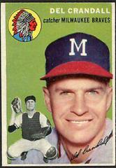 Del Crandall [Gray Back] #12 Baseball Cards 1954 Topps Prices