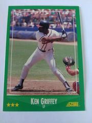 Ken Griffey #390 Baseball Cards 1988 Score Prices