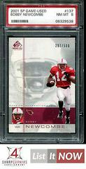 Bobby Newcombe Football Cards 2001 SP Game Used Prices