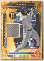 Brennen Davis #GSS-BD Baseball Cards 2023 Panini Chronicles Gold Standard Swatches Prices