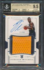 Donovan Mitchell [Patch Autograph] Basketball Cards 2017 Panini National Treasures Prices