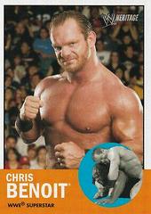 Chris Benoit Wrestling Cards 2006 Topps Heritage II WWE Prices