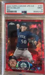 Bryce Miller [Red] #USCS193 Baseball Cards 2023 Topps Chrome Update Sapphire Prices