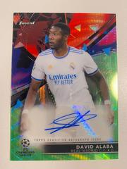 David Alaba [Green Wave] Soccer Cards 2021 Topps Finest UEFA Champions League Autographs Prices