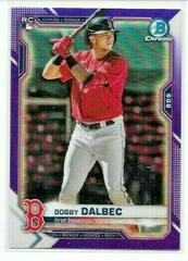 Bobby Dalbec [Purple Refractor] #1 Baseball Cards 2021 Bowman Chrome Prices