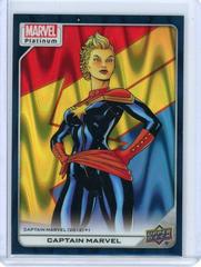 Captain Marvel [Teal Wave] #148 Marvel 2023 Upper Deck Platinum Prices