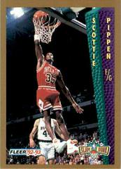 Scottie Pippen #299 Basketball Cards 1992 Fleer Prices
