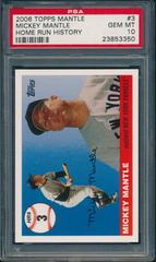 Mickey Mantle #3 Baseball Cards 2006 Topps Mantle Home Run History Prices