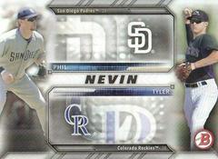 Phil Nevin, Tyler Nevin #FT-N Baseball Cards 2016 Bowman Family Tree Prices