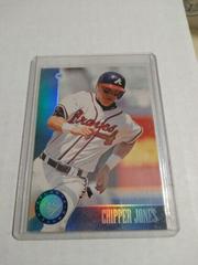 Chipper Jones [Press Proof Silver] Baseball Cards 1996 Leaf Prices