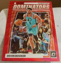 Devin Booker [Red Wave] #1 Basketball Cards 2022 Panini Donruss Optic Elite Dominators Prices