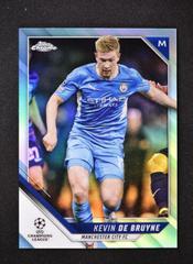 Kevin De Bruyne [Aqua Refractor] #75 Soccer Cards 2021 Topps Chrome UEFA Champions League Prices