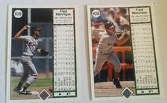 Fred Manrique Baseball Cards 1989 Upper Deck Prices