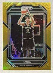 Han Xu [Gold] #91 Basketball Cards 2023 Panini Prizm WNBA Prices