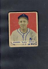 Warren Rosar #138 Baseball Cards 1949 Bowman Prices