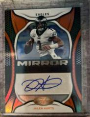 Jalen Hurts [Orange] #MS-JH Football Cards 2022 Panini Certified Mirror Signatures Prices