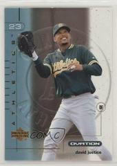 David Justice #2 Baseball Cards 2002 Upper Deck Ovation Prices