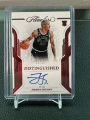 Jeremy Sochan [Ruby] #32 Basketball Cards 2022 Panini Flawless Distinguished Auto Prices