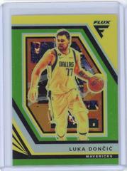 Luka Doncic [Green] #105 Basketball Cards 2022 Panini Flux Prices