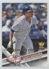 Gary Sanchez Baseball Cards 2017 Topps Limited Edition Prices
