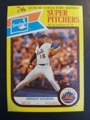 Dwight Gooden [Hand Cut] #26 Baseball Cards 1987 Drake's Prices