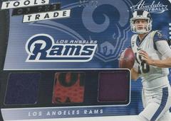 Jared Goff Football Cards 2019 Panini Absolute Tools of the Trade Triple Prices