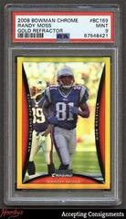 Randy Moss [Gold Refractor] Football Cards 2008 Bowman Chrome Prices