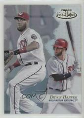 Bryce Harper [Class 1] #1 Baseball Cards 2017 Topps Gold Label Prices