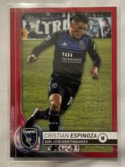 Cristian Espinoza [Red] Soccer Cards 2020 Topps MLS Prices