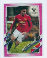 Mason Greenwood [Pink Xfractor] #17 Soccer Cards 2020 Topps Chrome UEFA Champions League Prices
