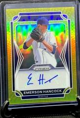 Emerson Hancock [Gold Prizm] Baseball Cards 2021 Panini Prizm Draft Picks Autographs Prices